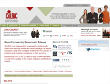 Tablet Screenshot of colric.org.uk